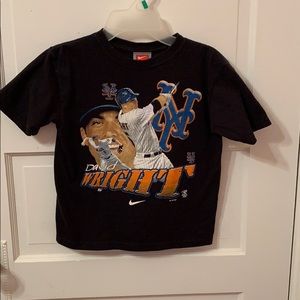 David Wright Mets T-Shirt, Size 7